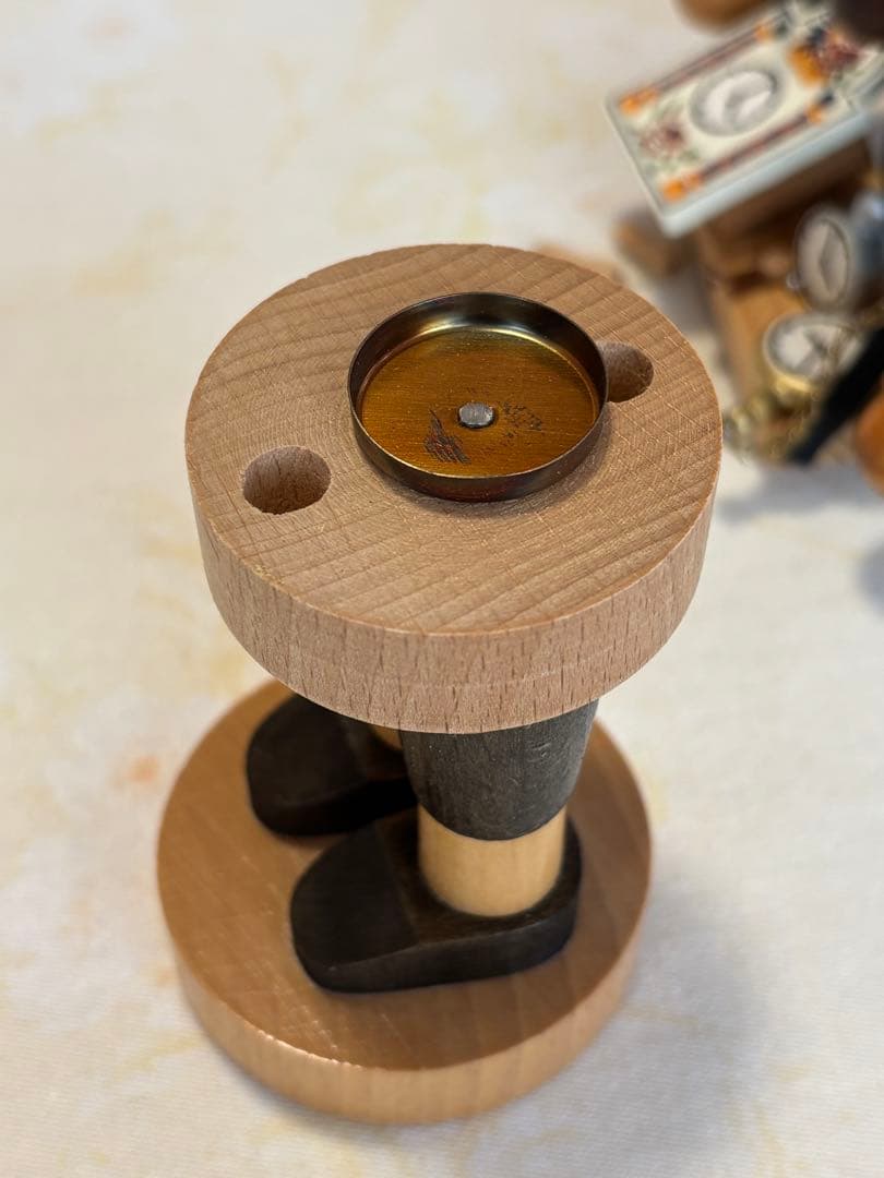 ドイツ製　木工芸品　煙出し人形（パイプ人形）