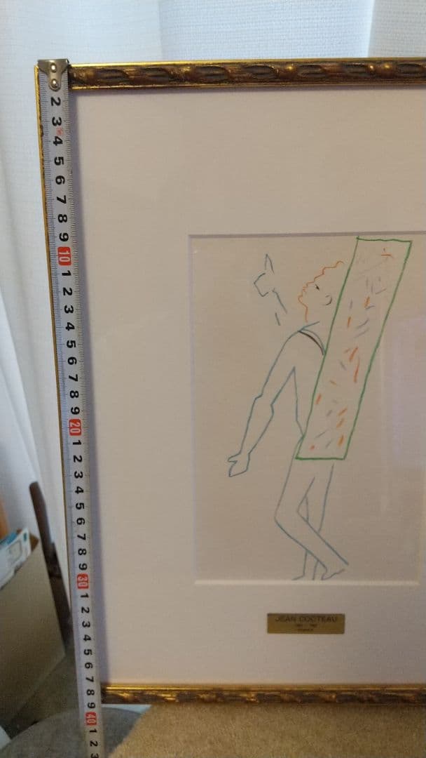ジャン・コクトー リトグラフ フレーム付き