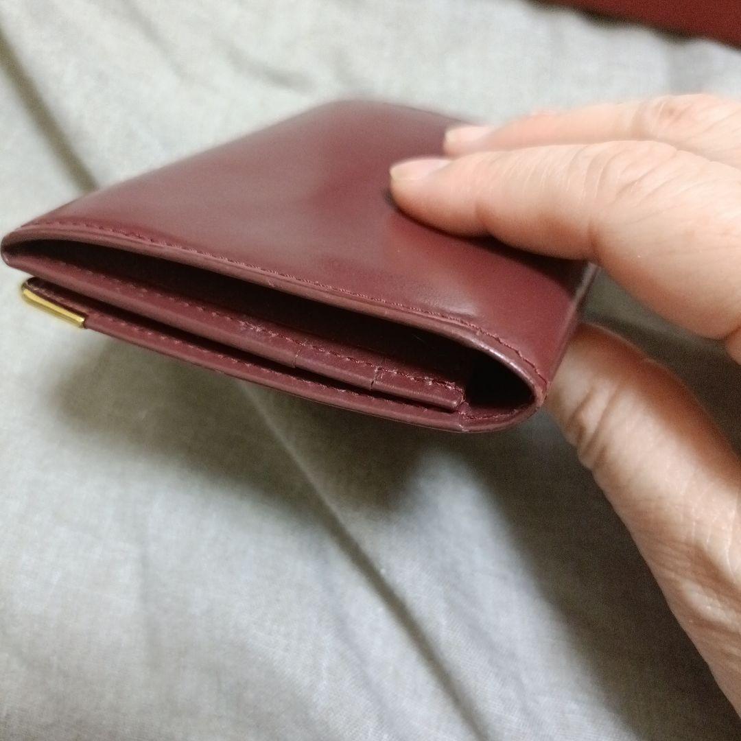 Cartier ダークレッド 名刺入れ