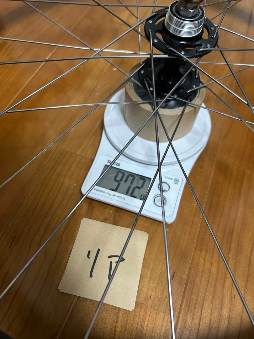 ピスト カーボンホイールセット クリンチャー　タイヤ無し