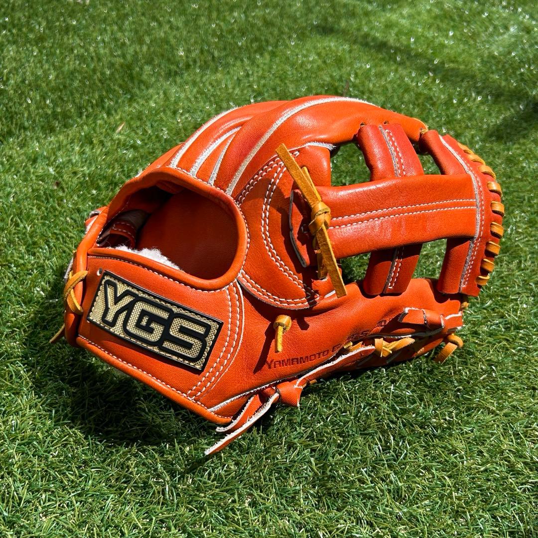 YGS 硬式グラブ EA3 ブラウンオレンジ