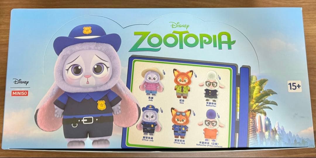 正規品 ズートピア miniso ぬいぐるみ アソートbox