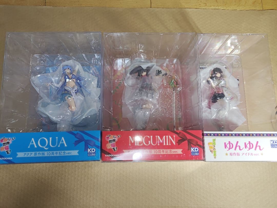 n*k様 この素晴らしい世界に祝福を！　フィギュア３体セット