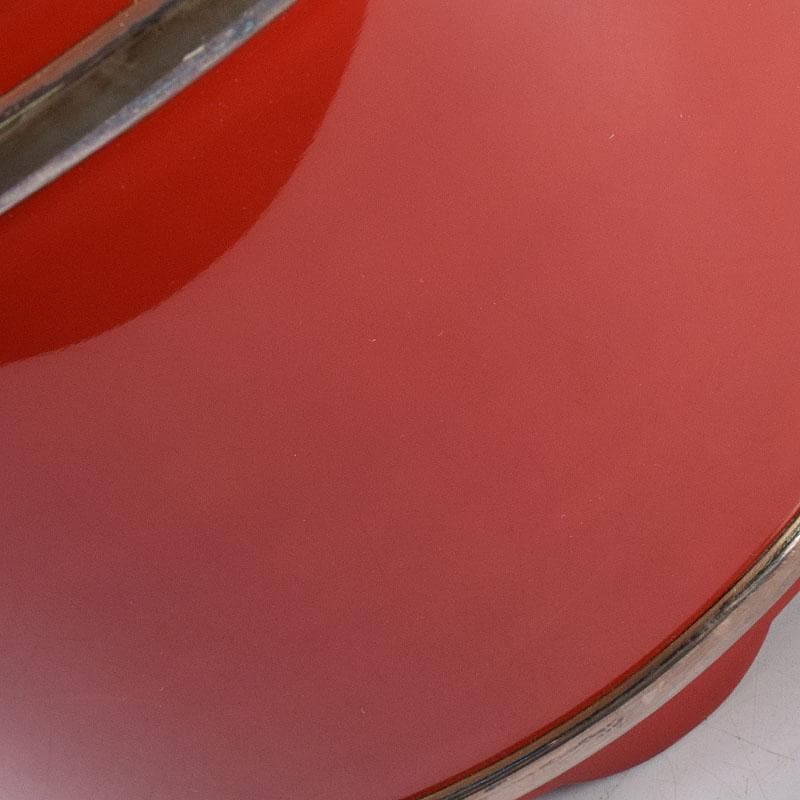 専用　浜木松峰　朱塗銀タガ　手桶水指　堀内宗完(兼中斎)極め箱　VR8538H