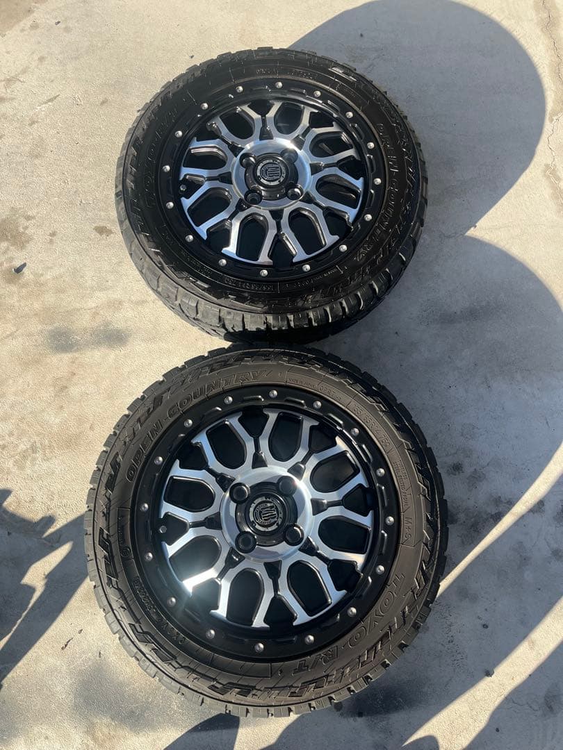 マッドバーン4.5j＋45 オープンカントリー155/65r14 2本セット②