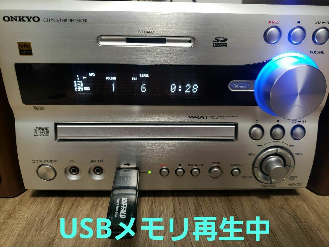 【整備済完動品】ONKYO NFR-7TX ミニコンポ 付属品多数 美品