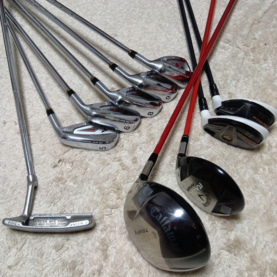 ゴルフクラブ10本セット　アイアン７番欠品