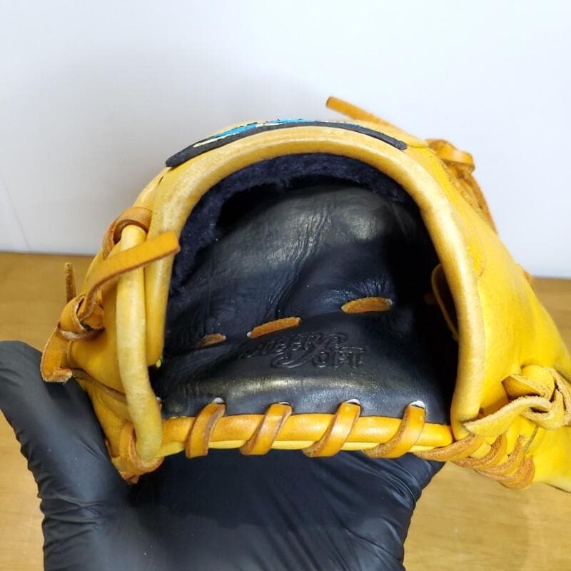 ミズノ 都市対抗野球 黒獅子 記念モデル 激レア 良品 内野用 軟式グローブ