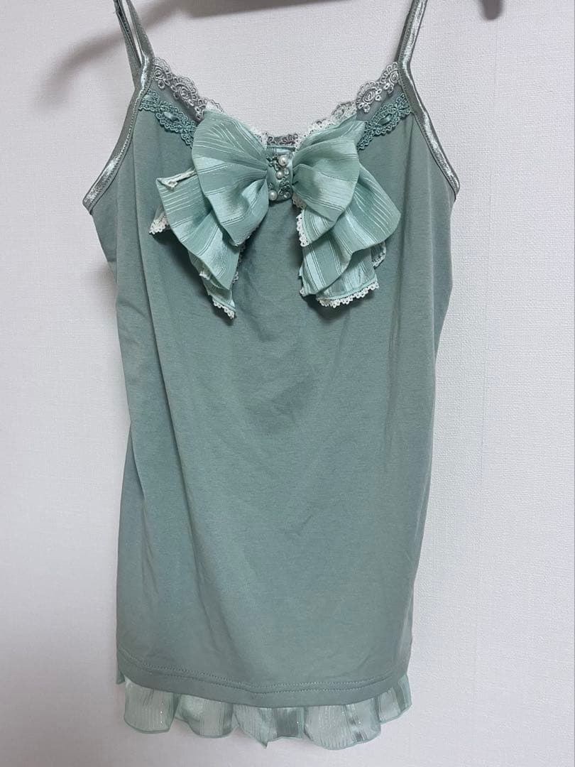 アクシーズファム ビックリボンキャミソール フェアリーグランジ y2k 平成