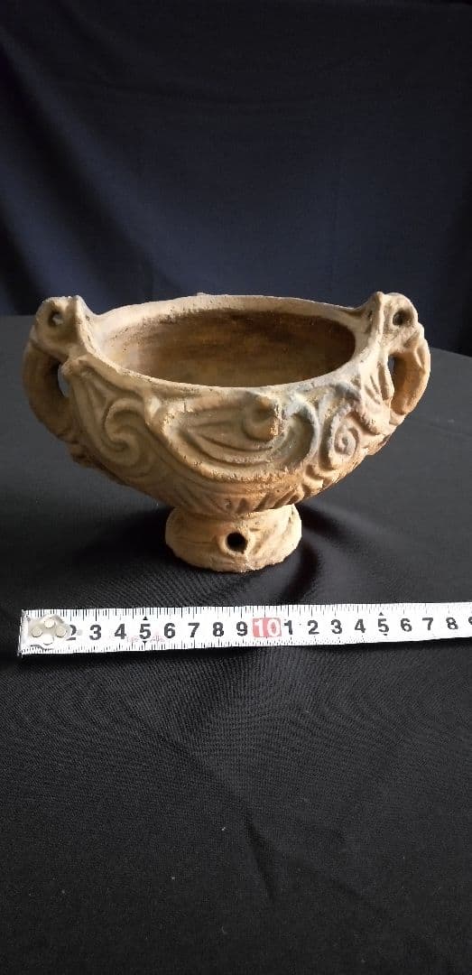 祭事、祝杯土器、装飾的な陶器ボウル