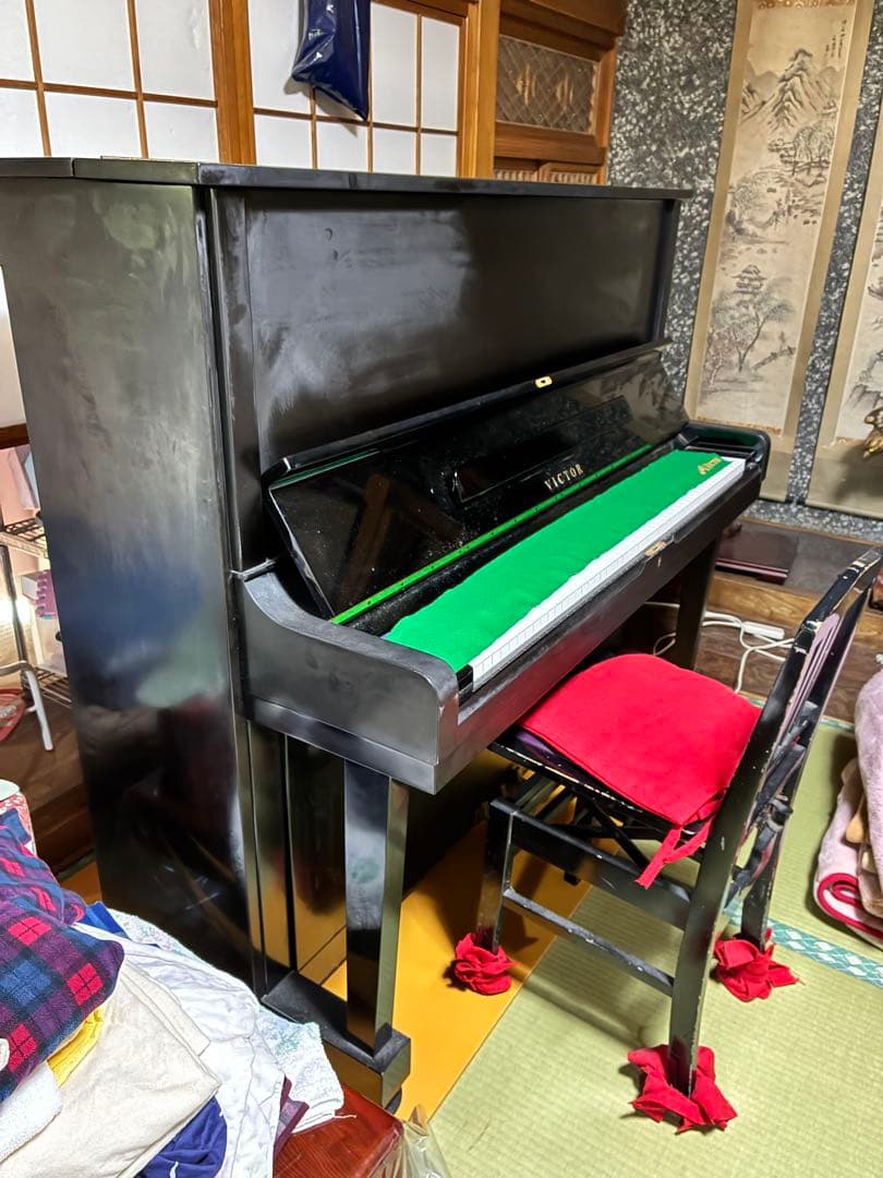 希少 VICTOR アップライトピアノ 文部省検査合格品 教育用 練習用に