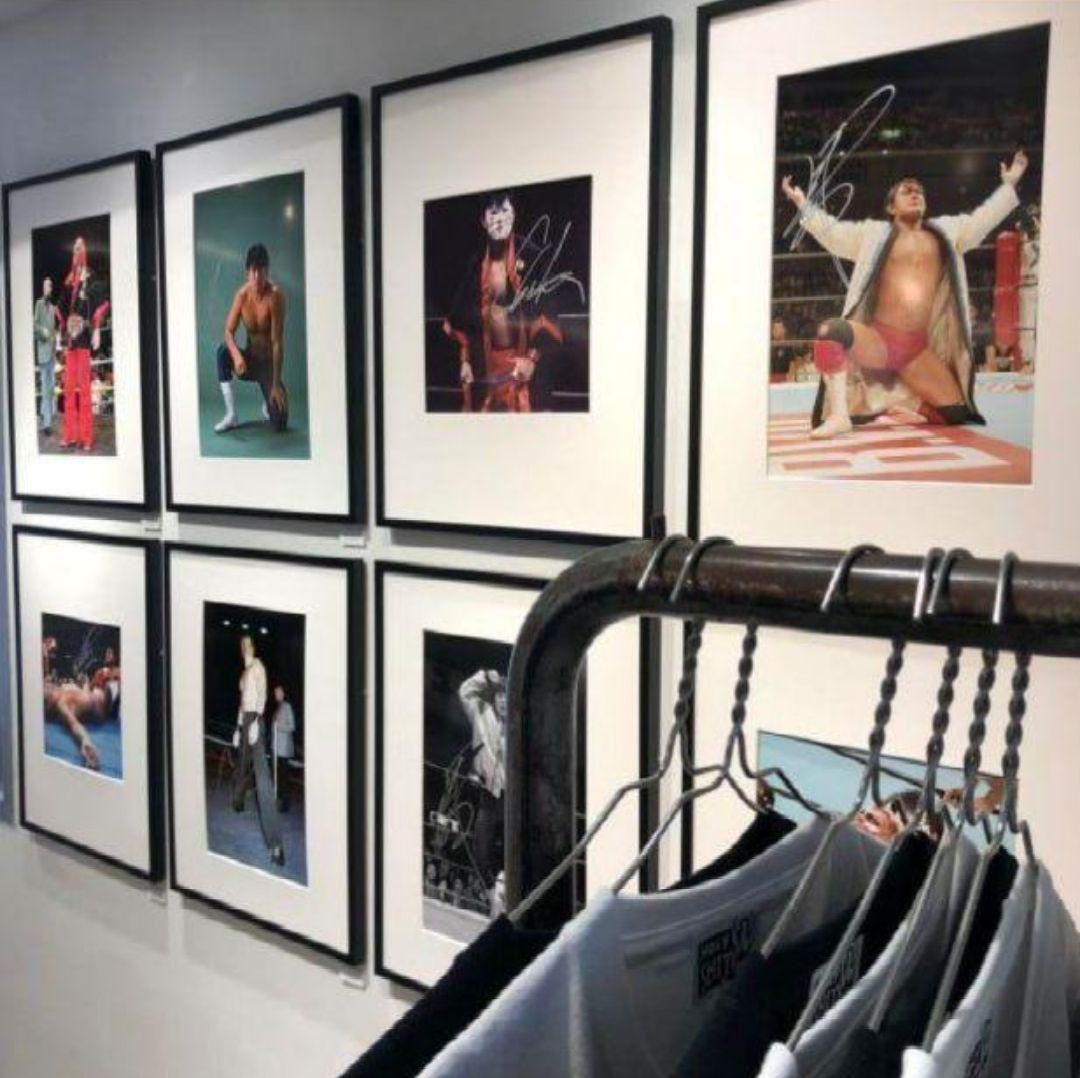 武藤敬司＊日刊 額写真 直筆サイン入り⑤