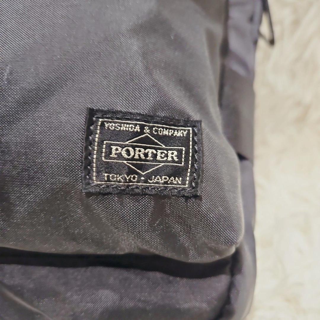 美品 PORTER FORCE ショルダーバッグ 斜め掛け クロスボディ 黒