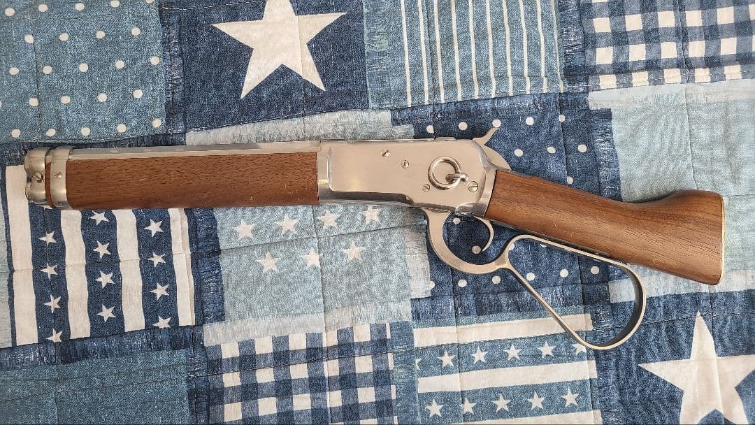 マルシン　ウィンチェスターM1892　ランダムカスタム ガスガン　シルバー