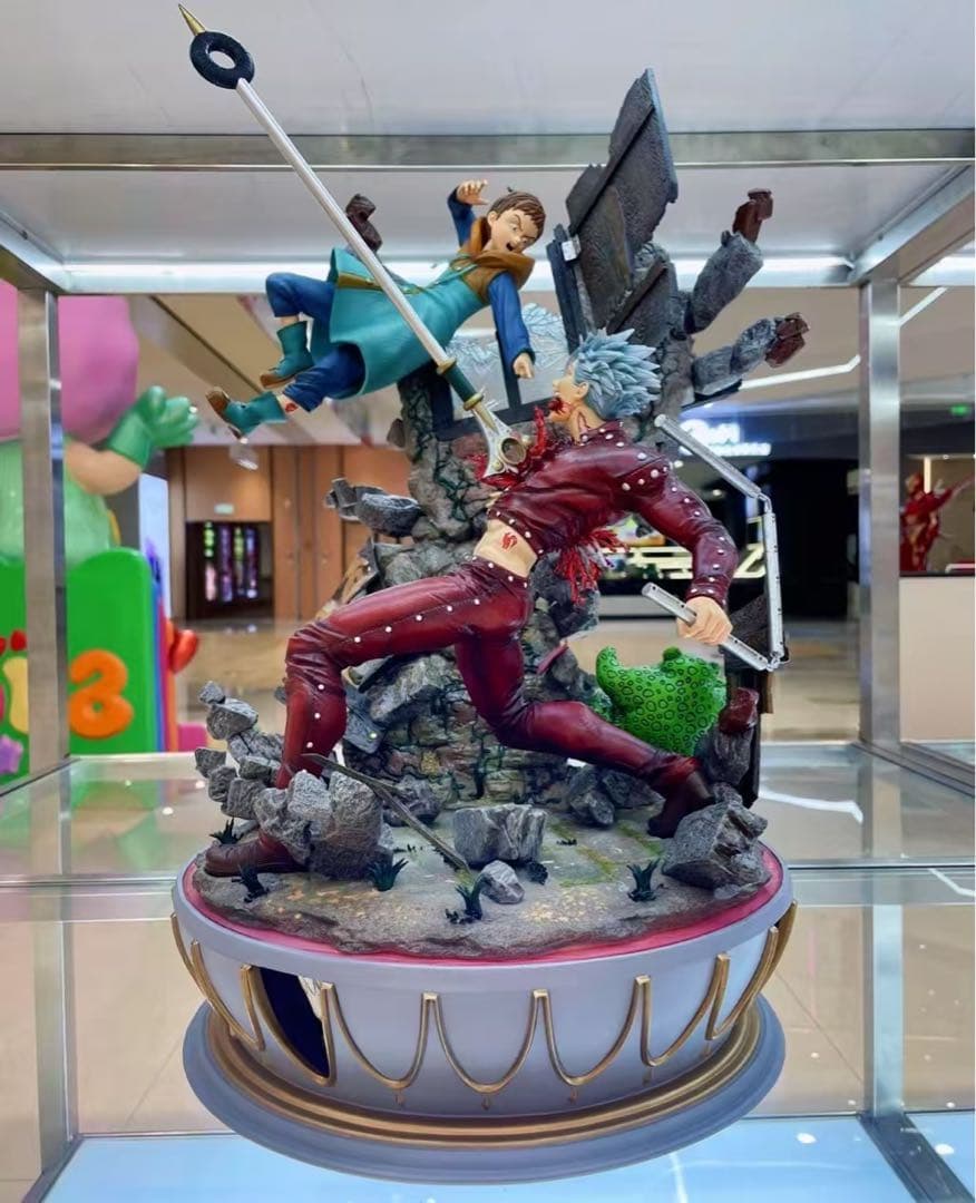 七つの大罪 Figurama バン vs キング スタチュー フィギュア