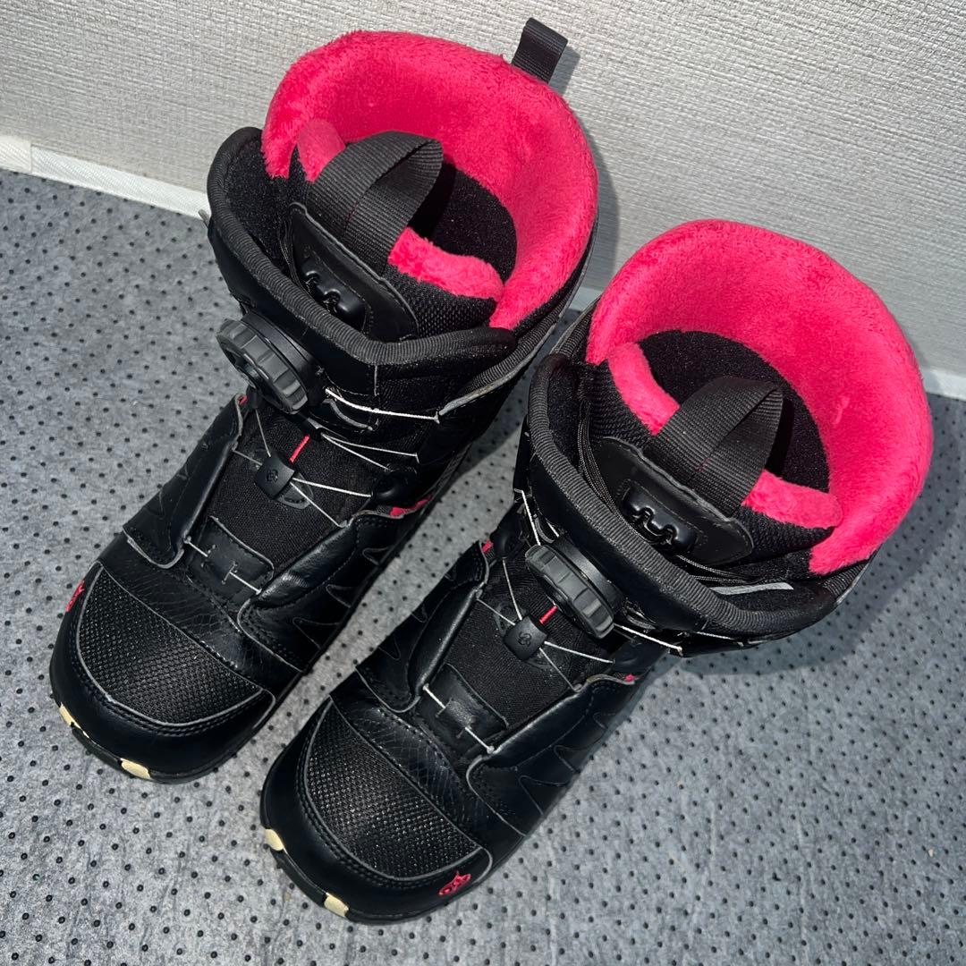 7-8回着用レディース23cm SALOMON PEARL BOAブーツ