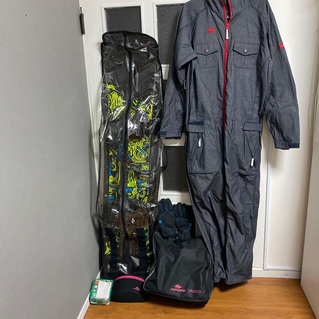 RIDEスノーボード、ブーツ、グローブとIXNINEゴーグルとその他ウェア等