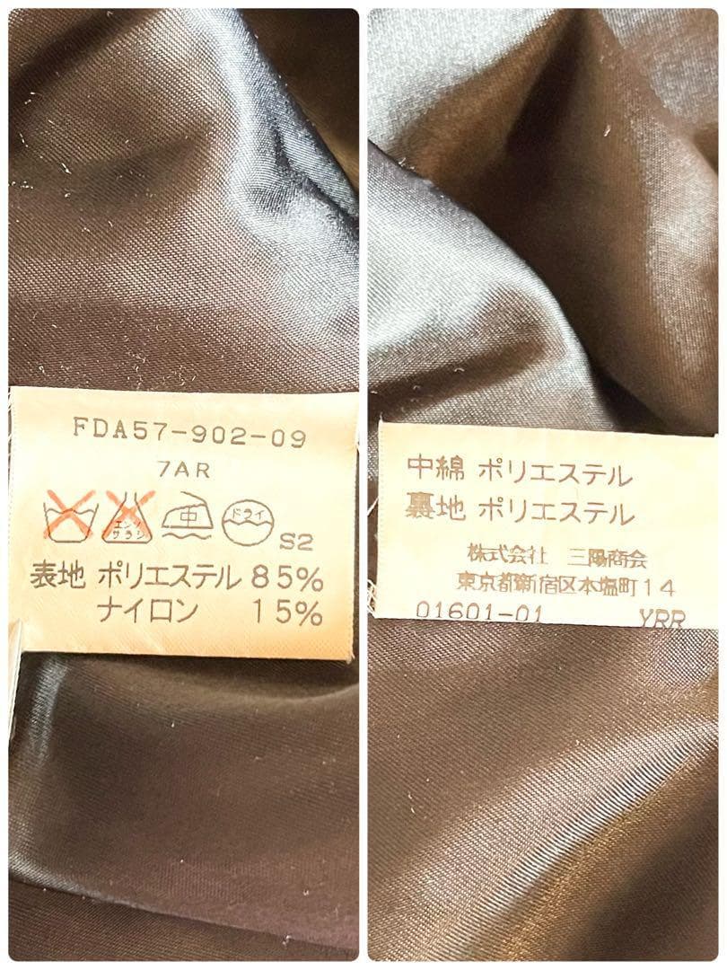 希少✨BURBERRY　バーバリー　ロングコート　裏チェック　ロゴ刺繍　ブラック