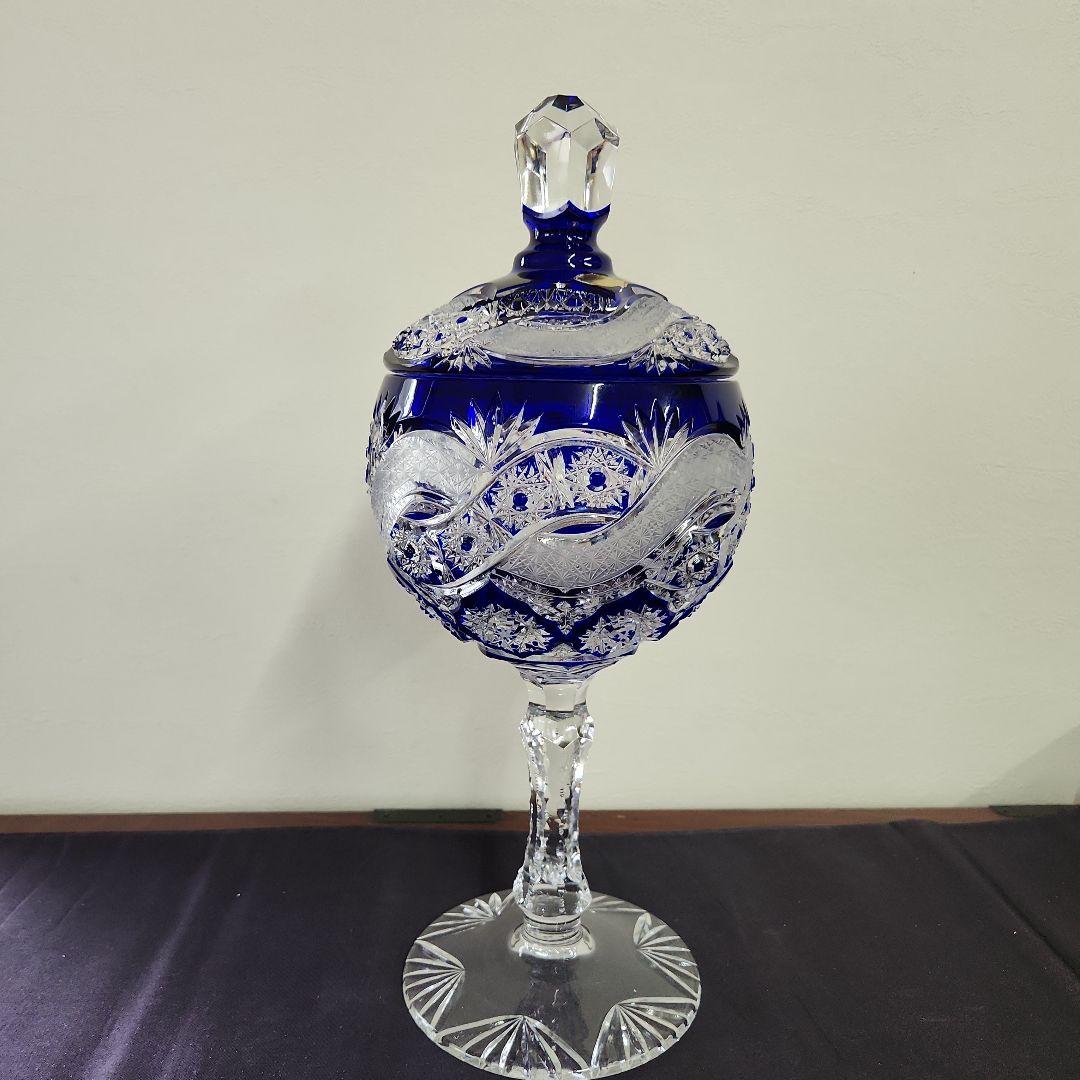 ドイツ　HALLER クリスタルキャンディーポット