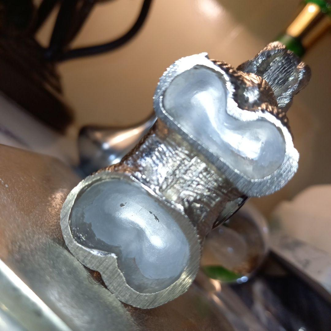 TIMEX　レア　置時計　スコティッシュテリア　ピューター　オブジェ　シルバー