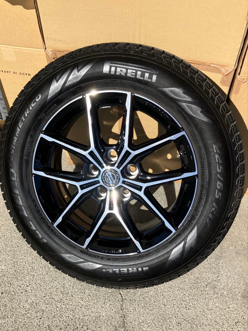 40系アルファード スタッドレスタイヤ ホイールセット 225/65R17
