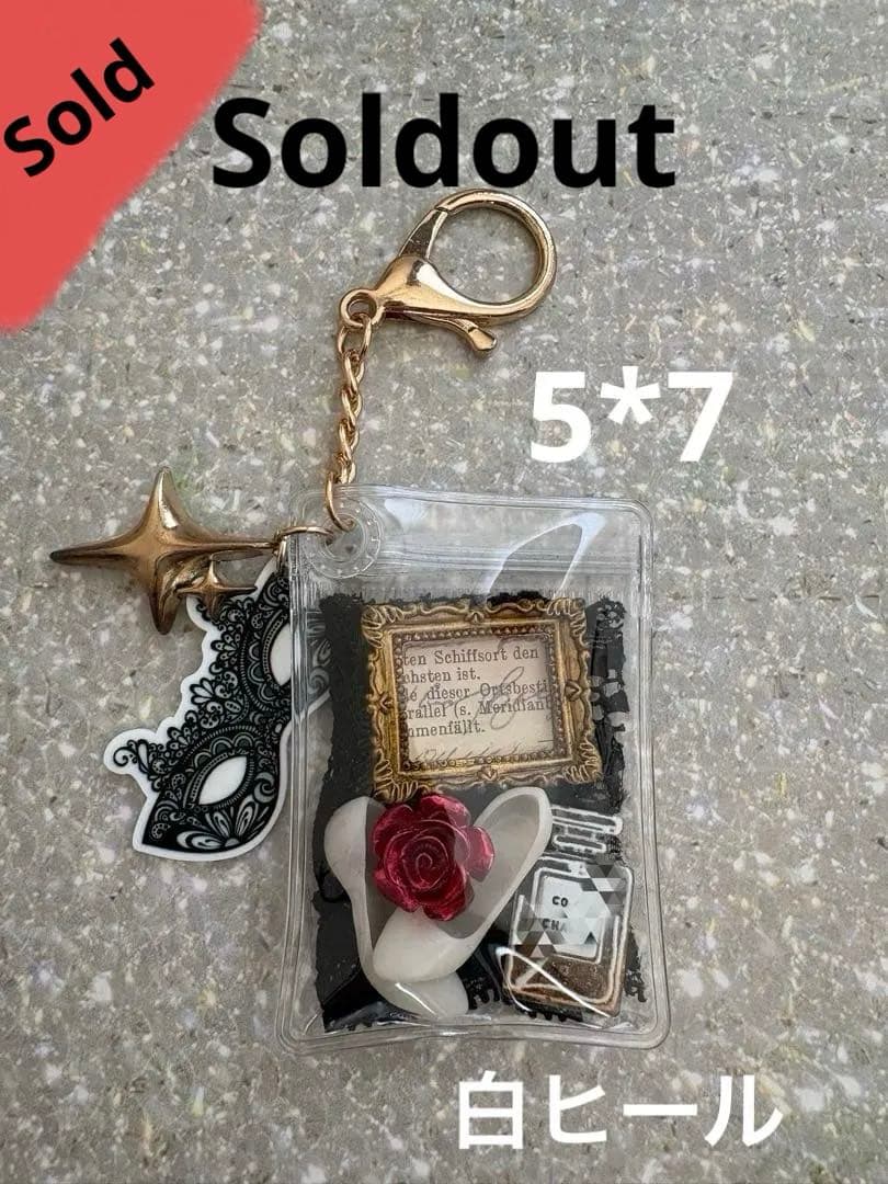 ガチャ詰めポーチ風ღキャンディバックキーホルダーღパーツまとめ売り