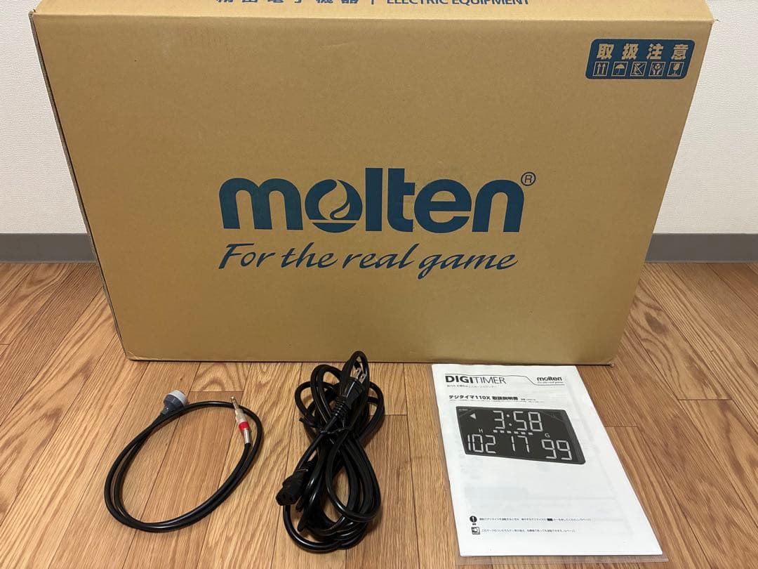 【未使用】moltenデジタイマ110X UX0110純正箱・説明書・付属品完備