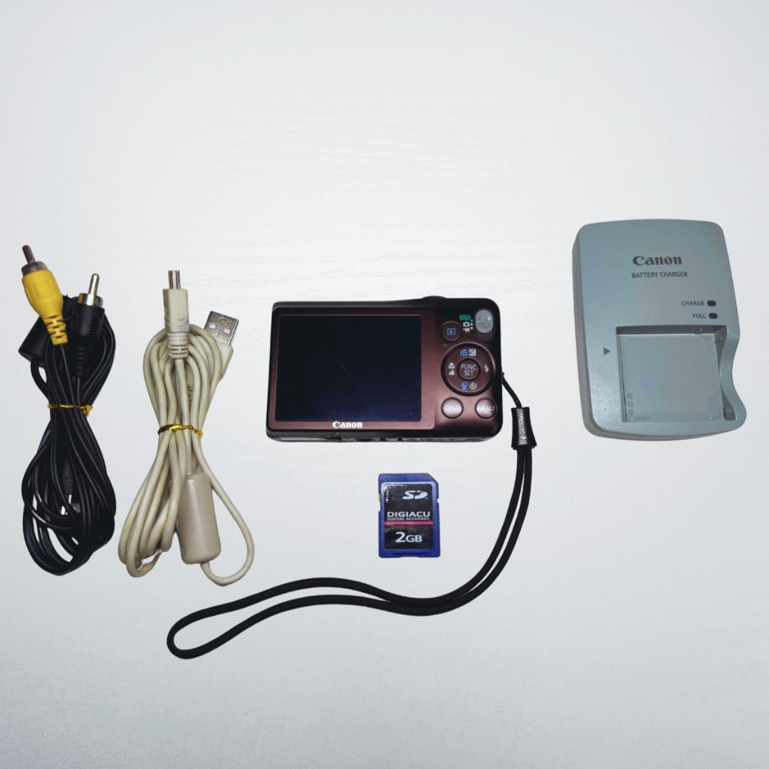 Canon IXY 200F ブラウン 動作品 充電器付 SDカード付