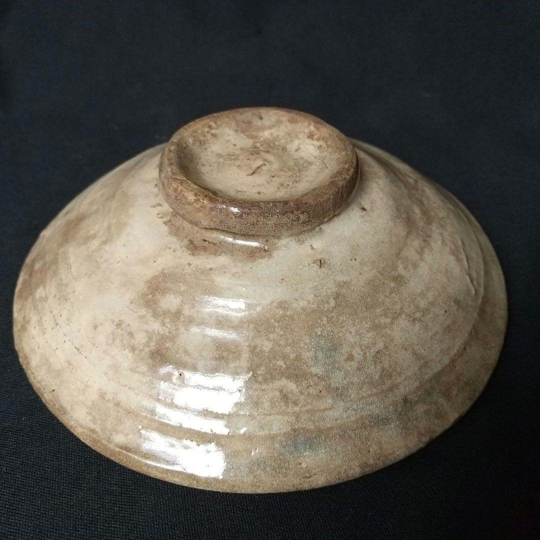 李朝 井戸脇 平茶碗 古箱あり 高麗 骨董 茶道具