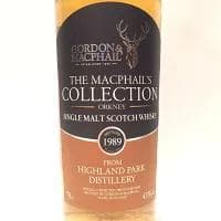 ハイランドパーク 27年　1989-2016 ゴードン＆マクファイル DE