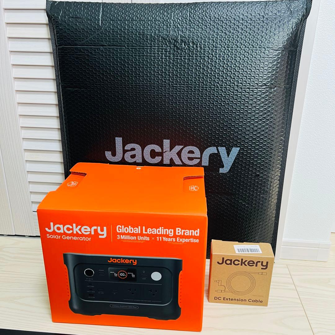 Jackery 600Plus パネルSolarSAGA100 5m延長ケーブル