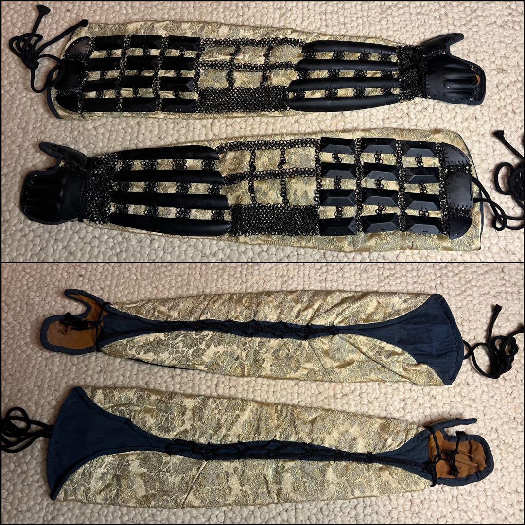 【BLACK】美品！丸武産業製　日本 甲冑 鎧 一式『清掃除菌 済』