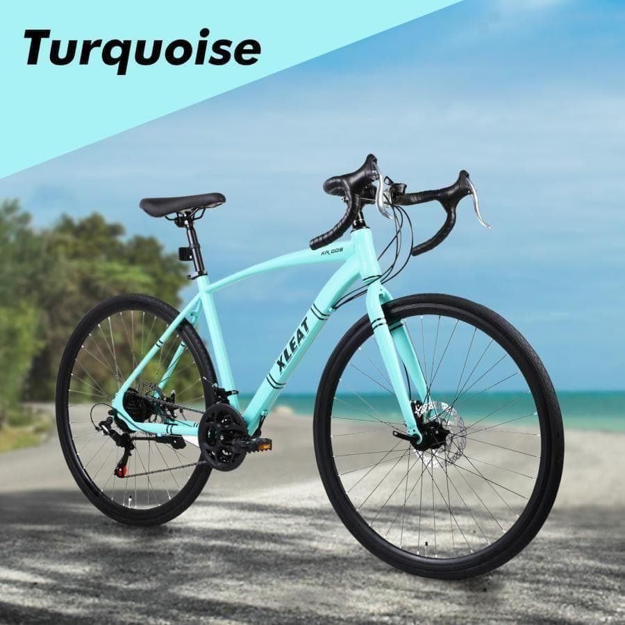 R2088ロードバイク 700cシマノ製 21段変速ライト スタンド付 自転車