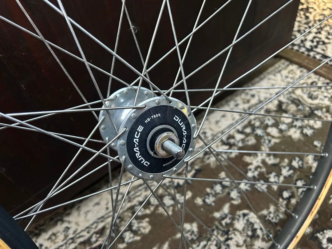 ピスト手組ホイール 100/110エンド