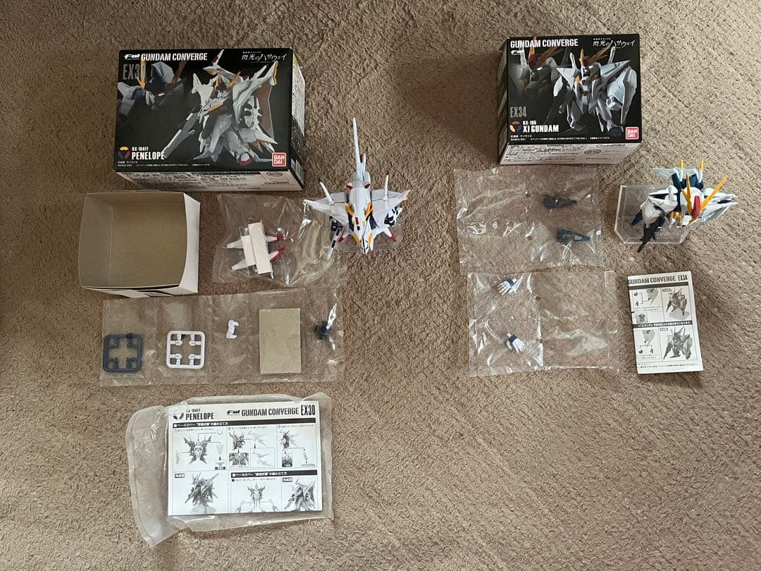 FW GUNDAM CONVERGE EX30ペーネロペー&EX34Ξガンダム