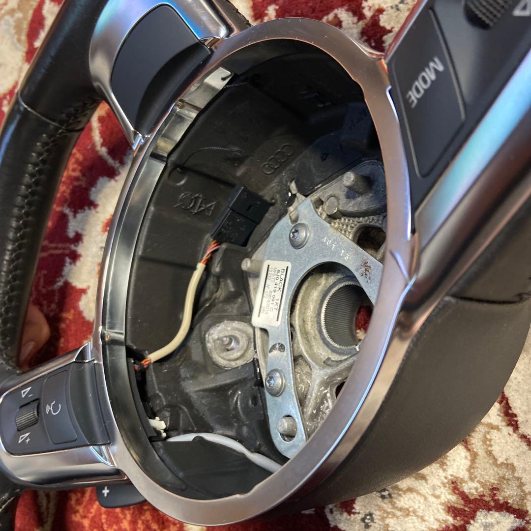 アウディ　純正　パドルシフト付ハンドル