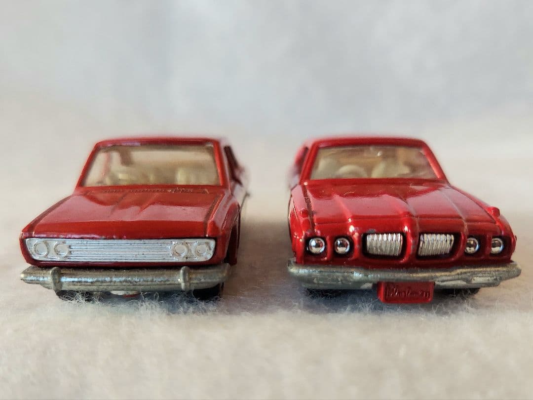 (トミカ日本製) 日産ブルーバード2台