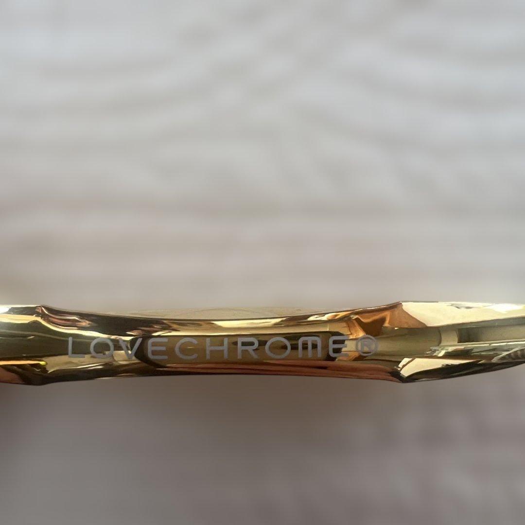 LOVECHROME ゴールド ヘアコーム 収納ポーチ付き