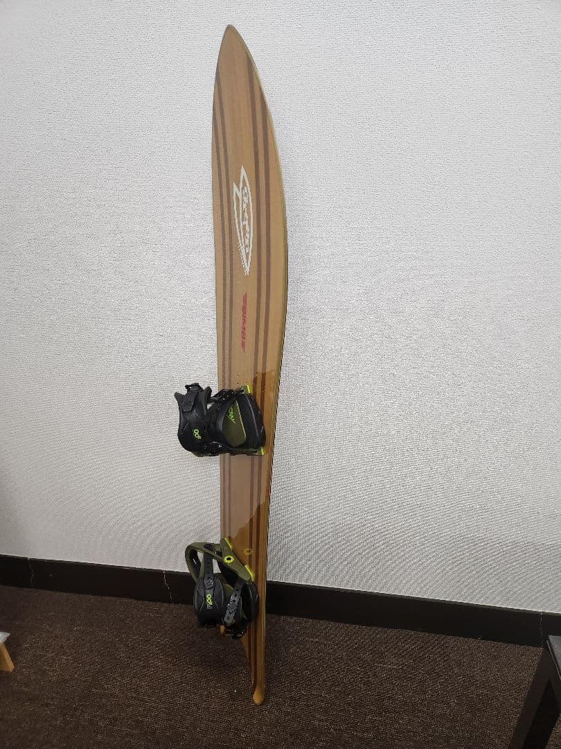 SIMS スノーボード NOWバイン付 木目調　155㎝