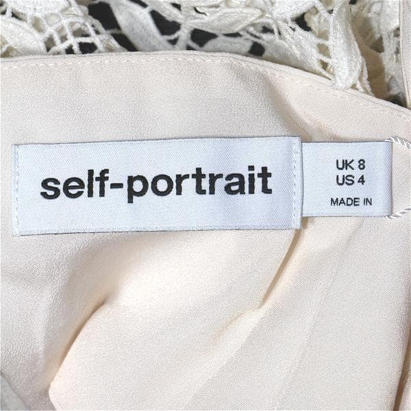 あ*い様 セルフポートレイト ワンピース ローズレース UK8 未使用 Rose