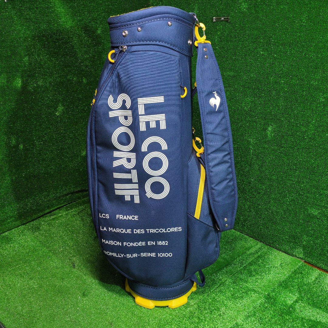 レディース【美品】LE COQ SPORTIF ゴルフバッグ キャディバッグ
