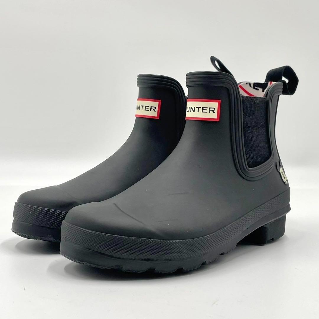 【未使用に近い】HUNTER ハンター ディズニー ミッキー レインブーツ