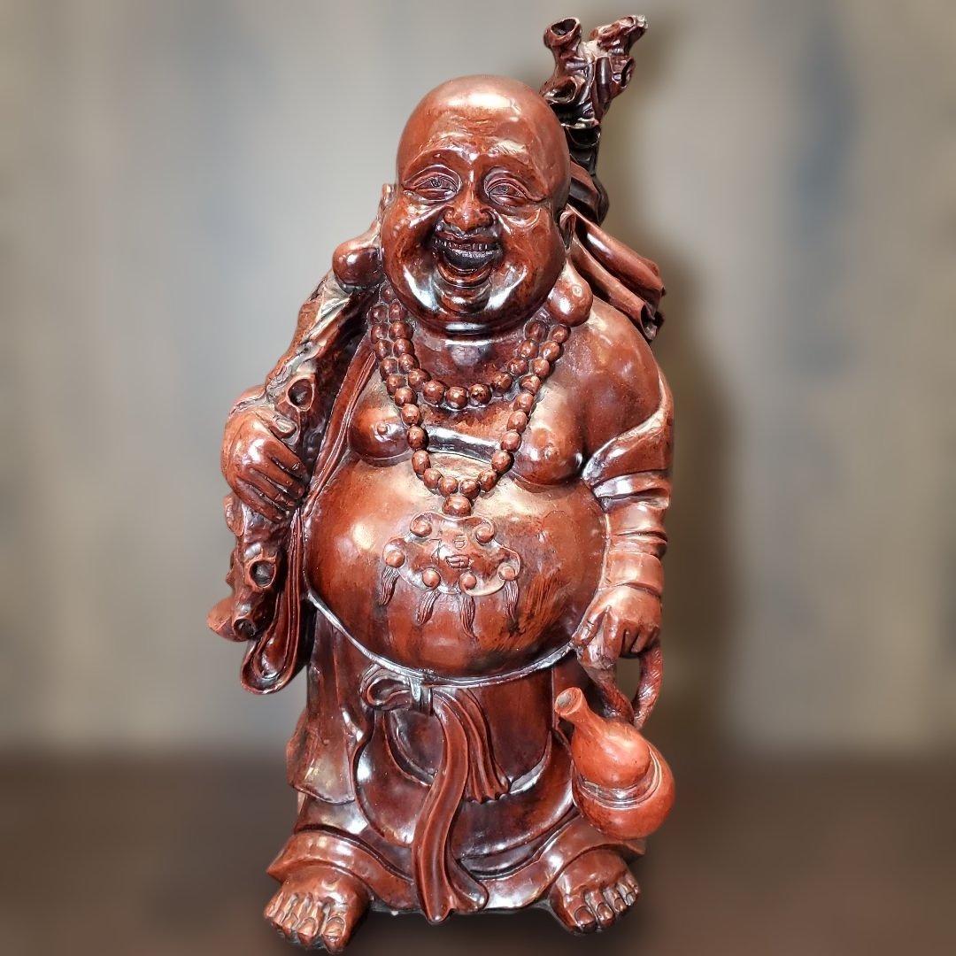 布袋様　七福神 縁起物 置物 オブジェ アンティーク　金運　仕事運