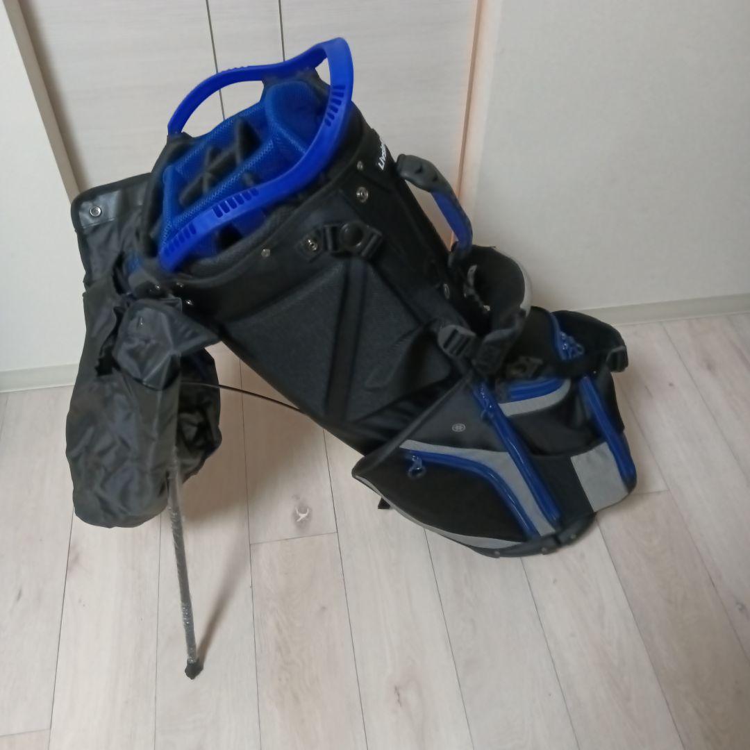 最終価格　LivsinGolf スタンドキャディバッグ 黒/青