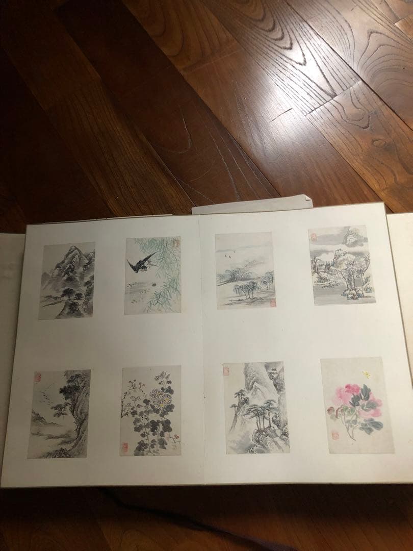 昭和初期　新潟画家　水墨画　江戸から昭和頃　画集　合計82枚　作者名２枚目にあり