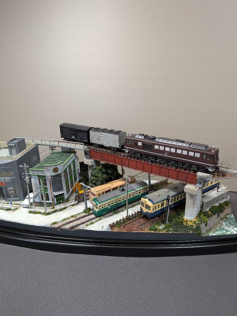 No.57鉄道Nゲージジオラマ車両、貨車 バス等付き