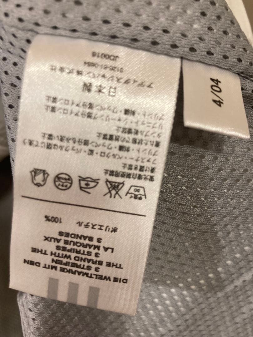 新品タグ付慶應義塾大学ウィンドブレーカー　L adidas製