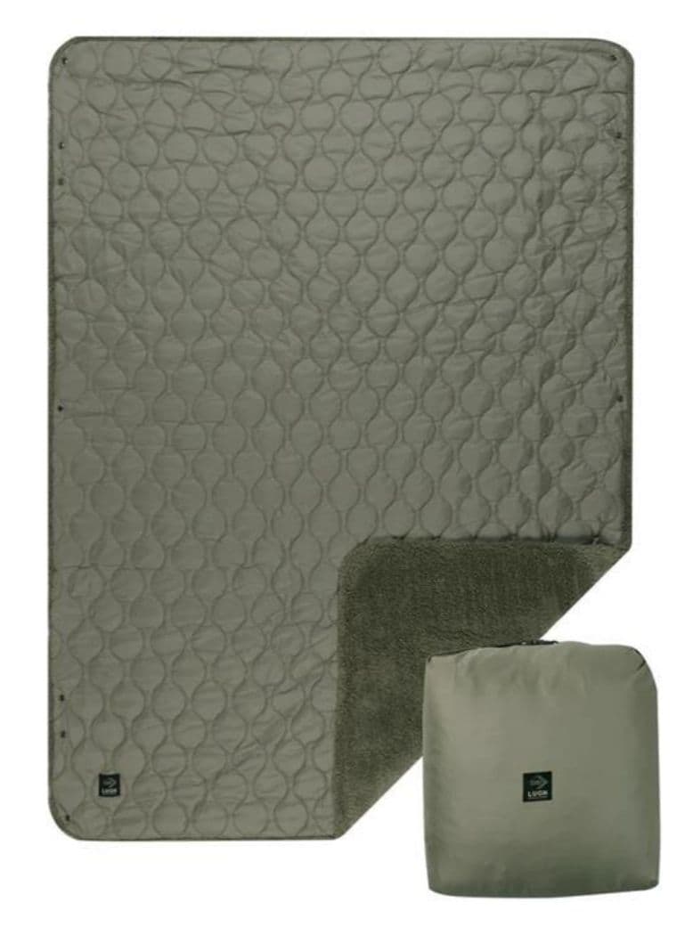 LUGH 魔法瓶ブランケット 新6層 グラフェン Lサイズ オリーブドラブ