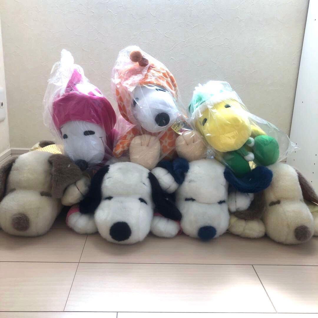 スヌーピー ぬいぐるみ 7体セット 60cm 特大 まとめ売り