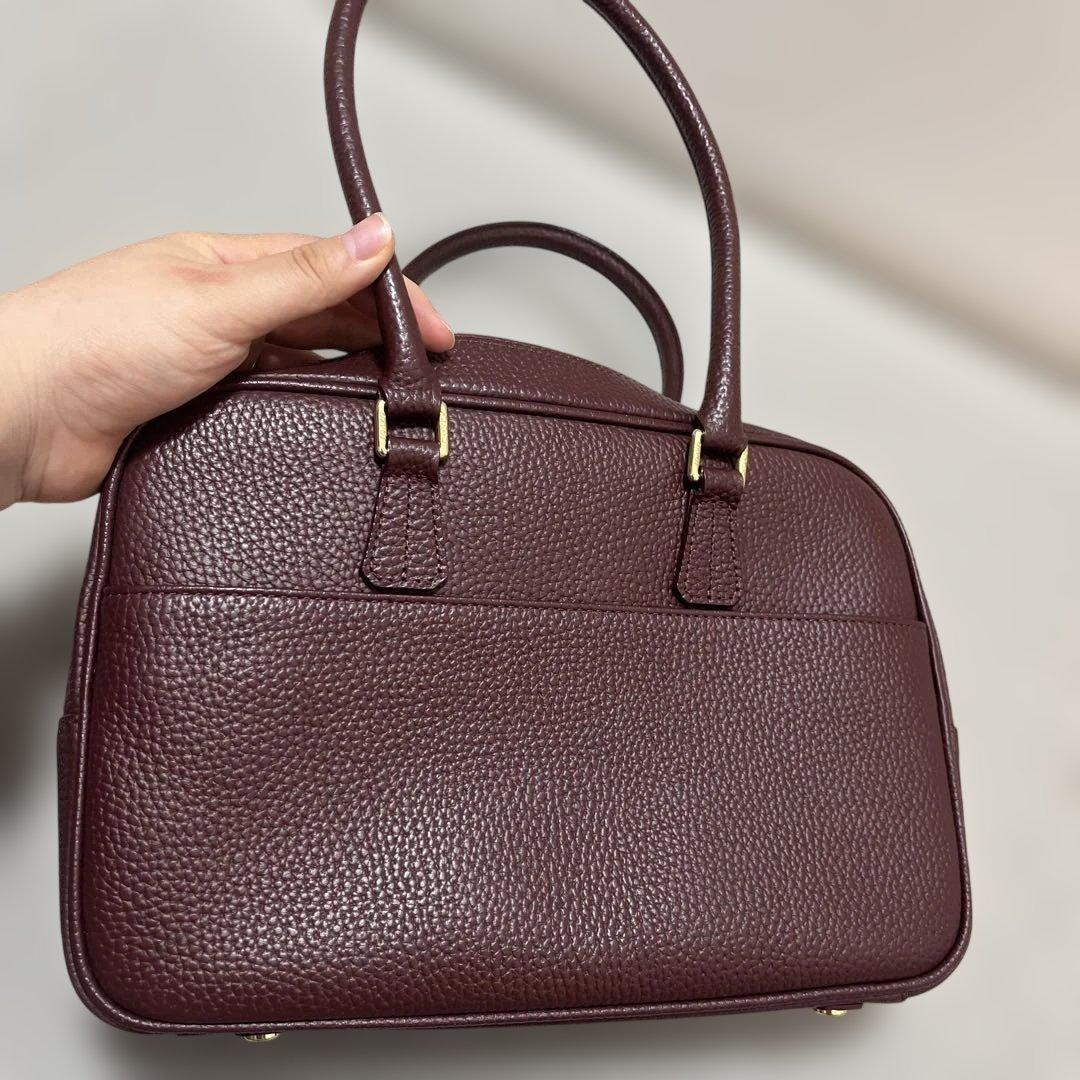 ADMJハンドバッグ 日本製　牛革